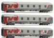 48024 LS Models Set of 3 Sleeping cars of Paris-Berlin-Moscow train
